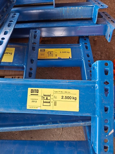 Bito стеллажи Германия. Взаимозаменяем с стелкон, Констрактор. Новый фзм. Для тяжёлых грузов.