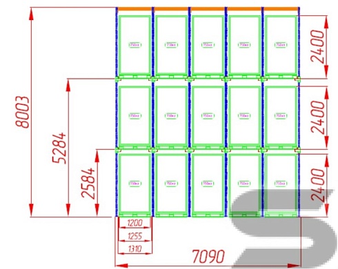 НАБИВНЫЕ СТЕЛЛАЖИ БУ ЭСКОН